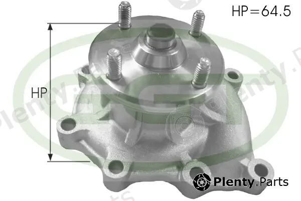GGT PA12583 — Water Pump, engine cooling