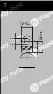 Monroe ML5613 — Gas Spring, boot/cargo area MONROE MaxLift