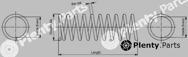 Monroe SP1045 — Suspension Spring MONROE OESpectrum SPRINGS