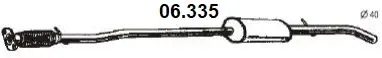 Novak 06.335 — Centre Muffler