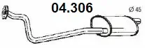 Novak 04.306 — Front Muffler