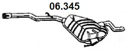 Novak 06.345 — Centre Muffler