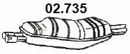 Novak 02.735 — Rear Muffler