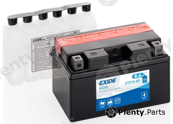 Sonnak ETZ10-BS — Starter Battery EXIDE AGM