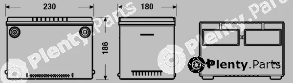 Sonnak SB558 — Starter Battery SUPERLINE **