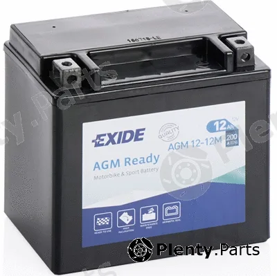 Sonnak AGM12-12M — Starter Battery EXIDE AGM Ready