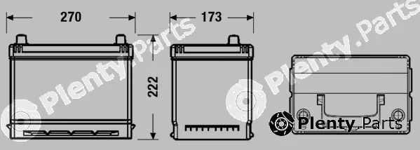 Sonnak SB704 — Starter Battery SUPERLINE **