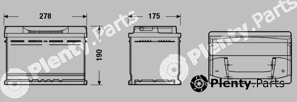 Sonnak SB740 — Starter Battery SUPERLINE **