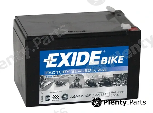Sonnak AGM12-12F — Starter Battery EXIDE AGM Ready