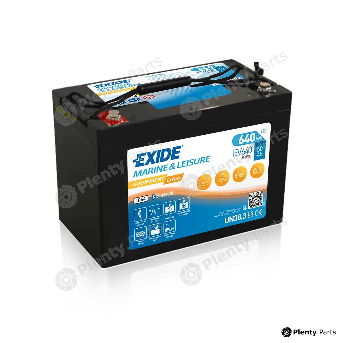 Sonnak EV640 — Deep Cycle Battery EXIDE Equipment Li-Ion