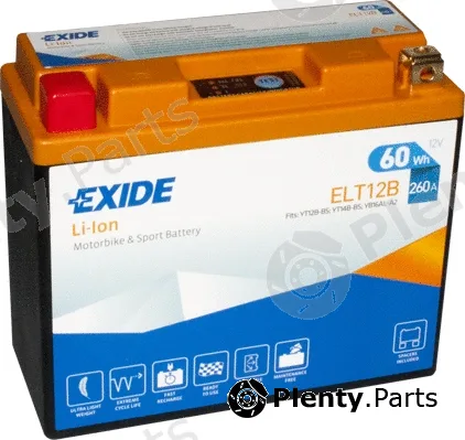 Sonnak ELT12B — Starter Battery EXIDE Li-ion