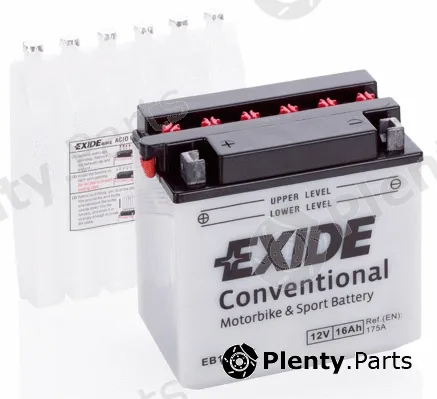 Sonnak EB16B-A1 — Starter Battery EXIDE Conventional