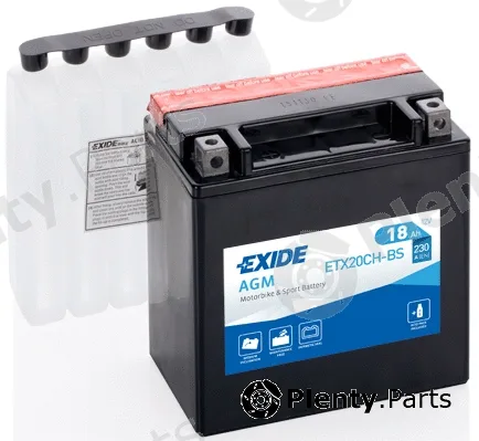 Centra ETX20CH-BS — Starter Battery EXIDE AGM