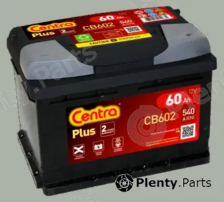 Centra CB602 — Starter Battery PLUS **