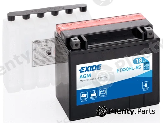 Centra ETX20HL-BS — Starter Battery EXIDE AGM