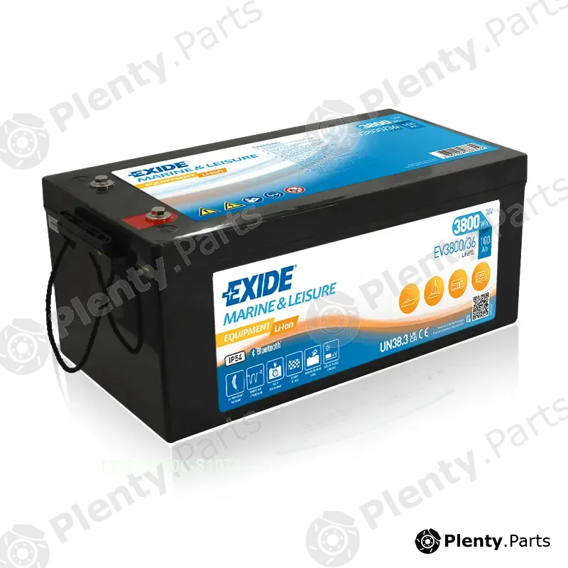 Centra EV3800/36 — Deep Cycle Battery EXIDE Equipment Li-Ion