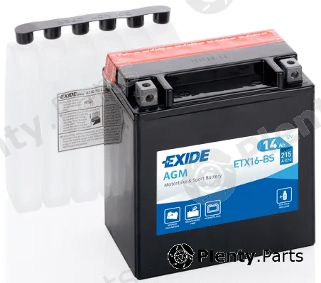 Centra ETX16-BS — Starter Battery EXIDE AGM