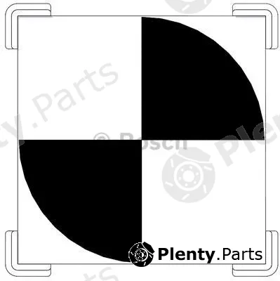 Bosch Diagnostics 1690381142 — Calibration Table, driver assistance system Universal, Typ 1