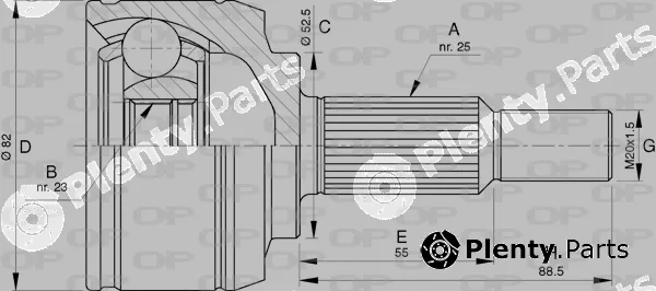 Open Parts CVJ5765.10 — Joint Kit, drive shaft