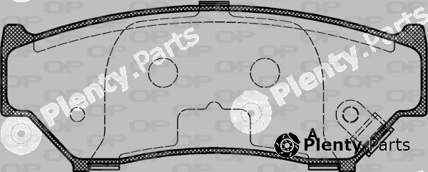 Open Parts BPA0389.12 — Brake Pad Set, disc brake