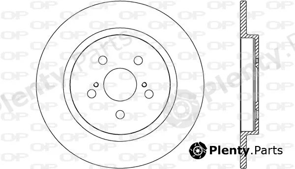 Open Parts BDR2641.10 — Brake Disc