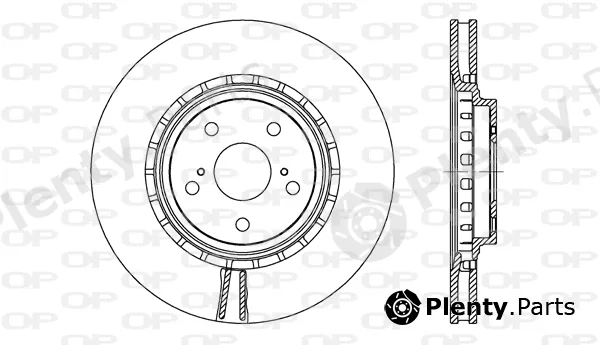 Open Parts BDA2718.20 — Brake Disc