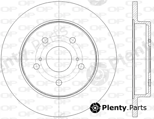 Open Parts BDR2823.10 — Brake Disc