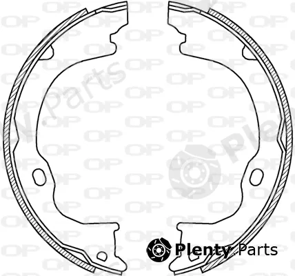 Open Parts BSA2254.00 — Brake Shoe Set