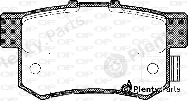 Open Parts BPA0325.12 — Brake Pad Set, disc brake