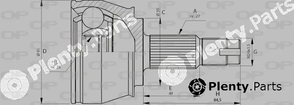 Open Parts CVJ5712.10 — Joint Kit, drive shaft