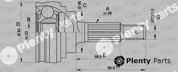 Open Parts CVJ5336.10 — Joint Kit, drive shaft