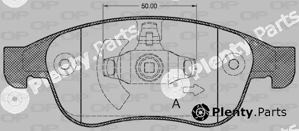 Open Parts BPA1248.10 — Brake Pad Set, disc brake