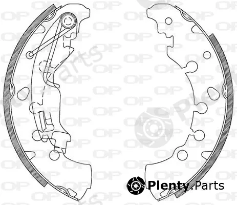 Open Parts BSA2085.00 — Brake Shoe Set