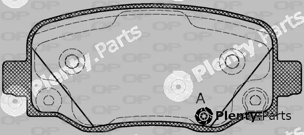 Open Parts BPA1578.02 — Brake Pad Set, disc brake