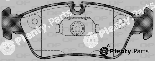 Open Parts BPA0384.40 — Brake Pad Set, disc brake