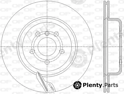 Open Parts BDR2860.20 — Brake Disc