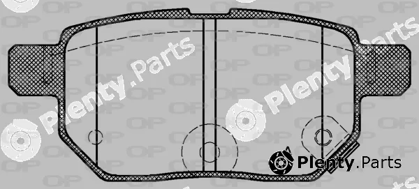 Open Parts BPA1286.22 — Brake Pad Set, disc brake