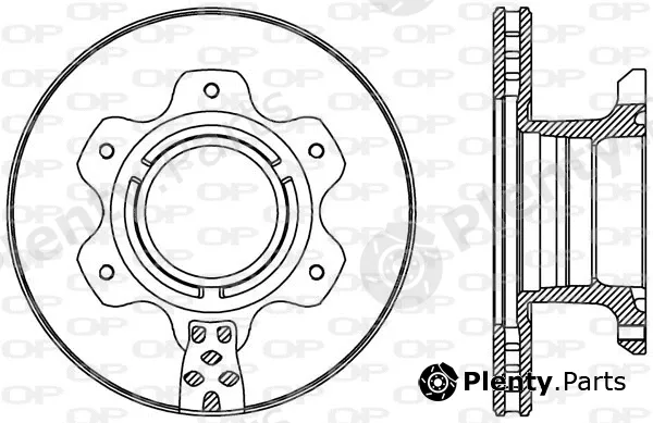 Open Parts BDA2426.20 — Brake Disc