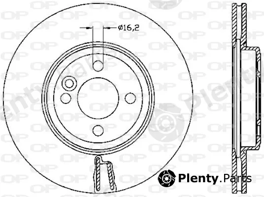 Open Parts BDA2530.20 — Brake Disc