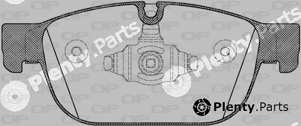 Open Parts BPA1696.00 — Brake Pad Set, disc brake