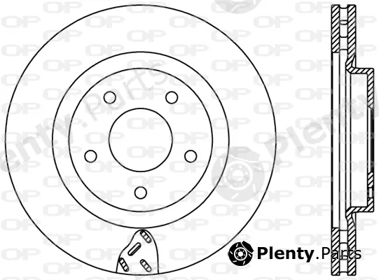 Open Parts BDR2435.20 — Brake Disc