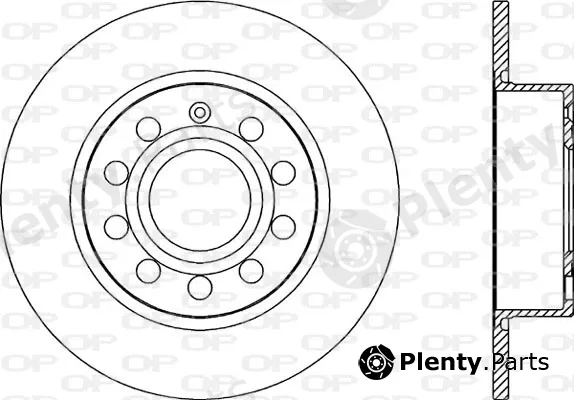 Open Parts BDR2028.10 — Brake Disc