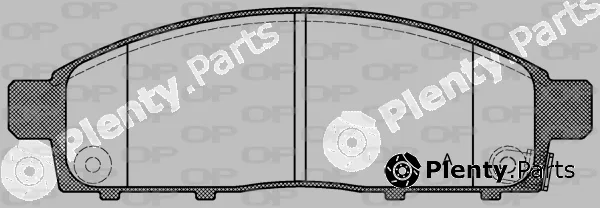 Open Parts BPA1242.01 — Brake Pad Set, disc brake