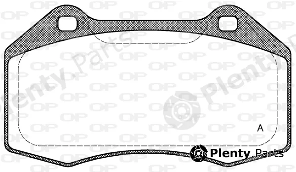 Open Parts BPA1113.00 — Brake Pad Set, disc brake