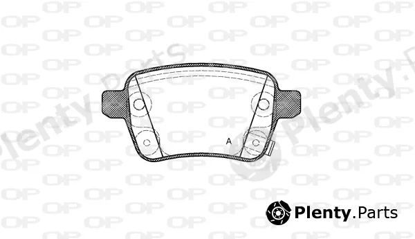 Open Parts BPA1450.22 — Brake Pad Set, disc brake