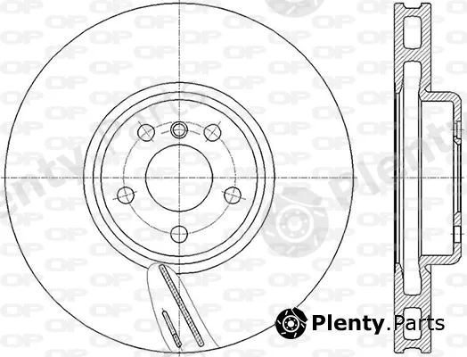 Open Parts BDR2858.20 — Brake Disc