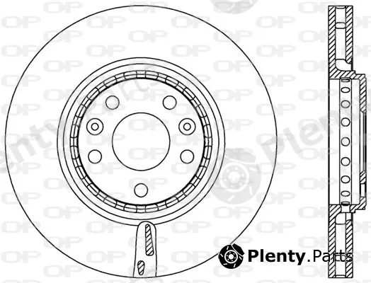 Open Parts BDA2547.20 — Brake Disc