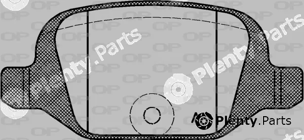 Open Parts BPA0727.00 — Brake Pad Set, disc brake