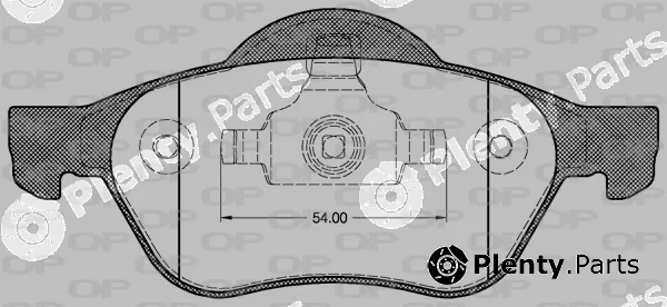 Open Parts BPA0962.00 — Brake Pad Set, disc brake