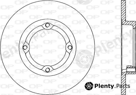 Open Parts BDR1497.10 — Brake Disc